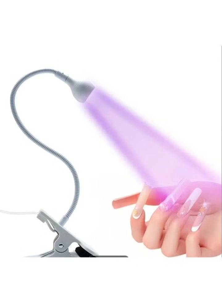 Portable Nail Dryer Lamp, LED Nail Dryer Lamp for Gel Polish, USB Charging and Clip - Image 3